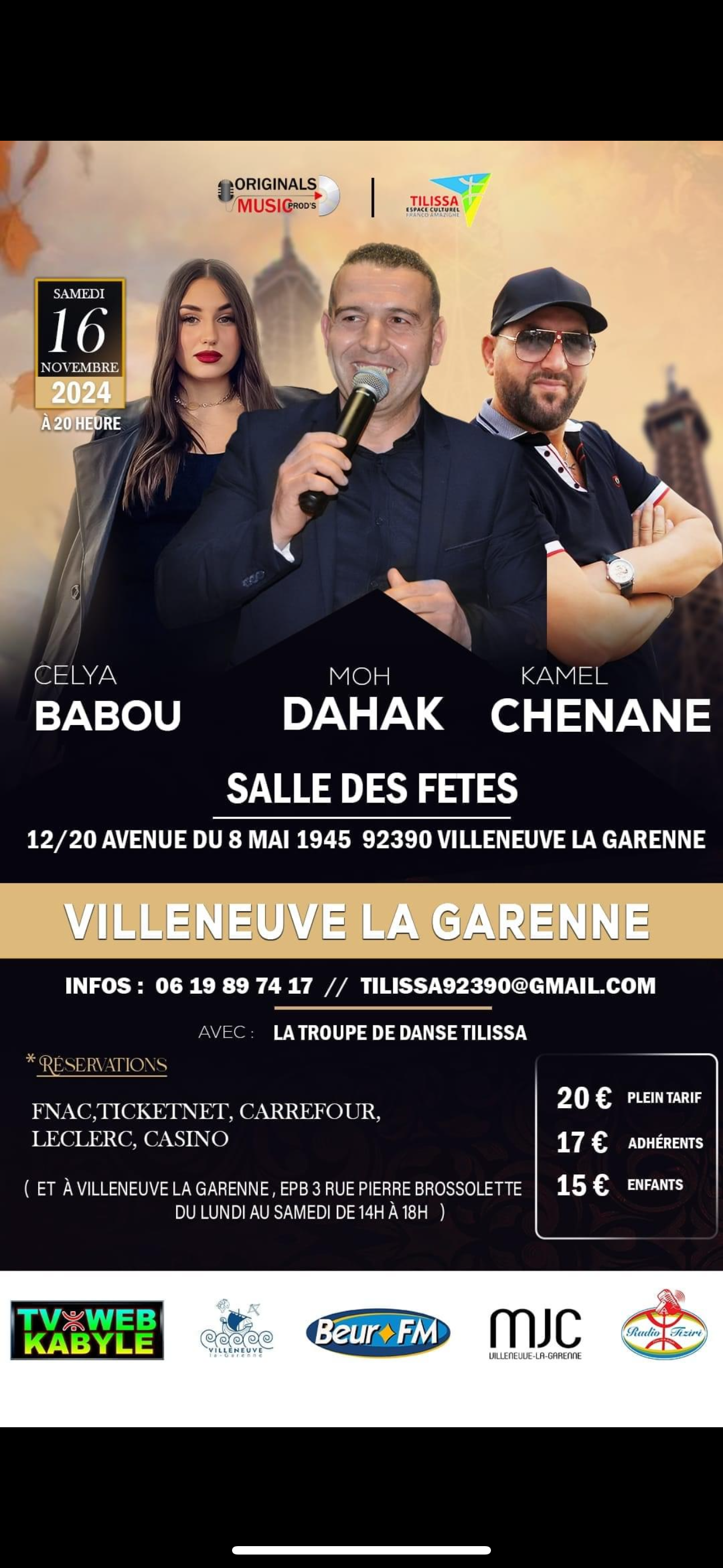 CELYA BABOU, ??? DAHAK , KAMEL CHENANE